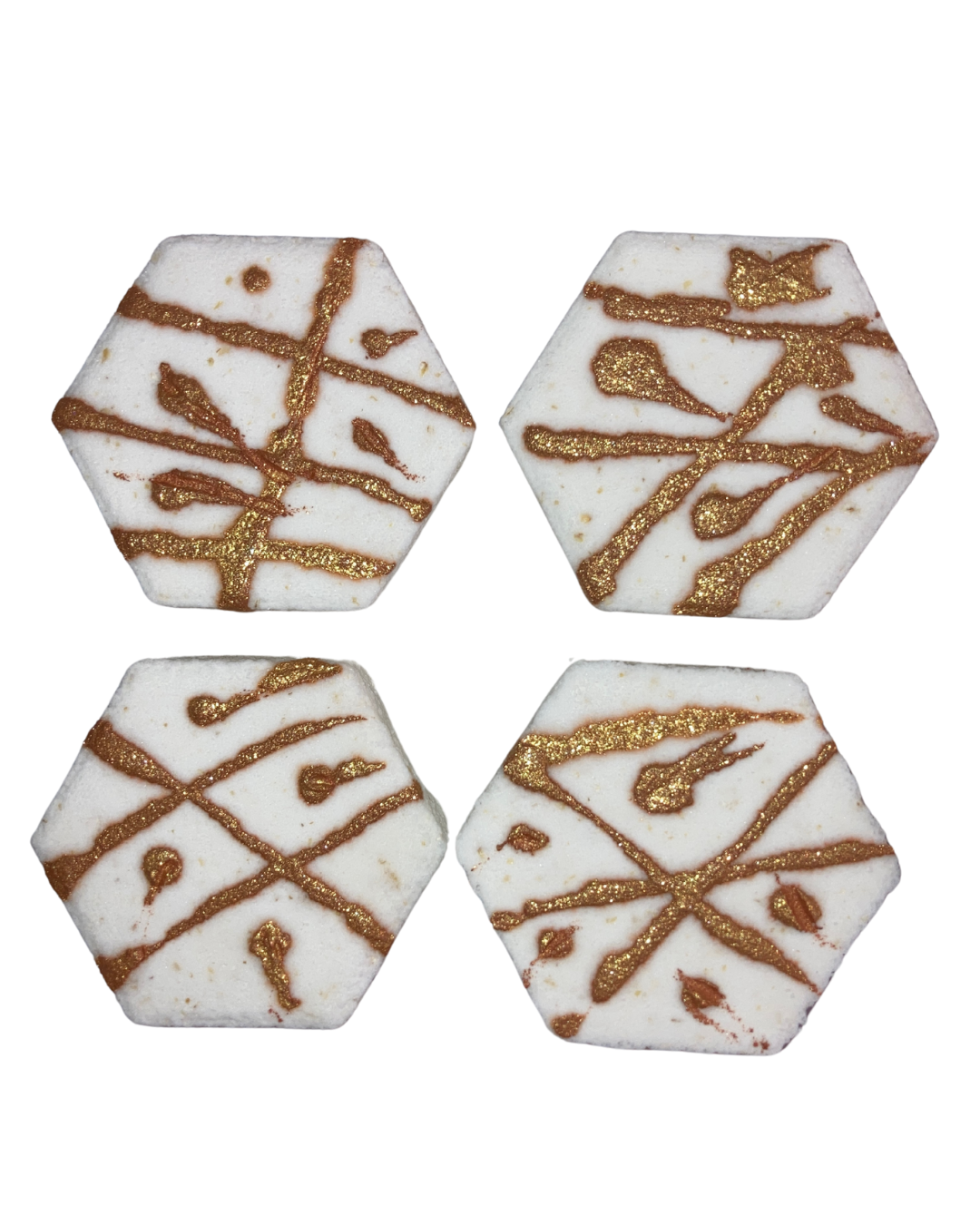 Golden Serenity Bath Bomb | Fragrance-Free Oatmeal and Honey Bath Bomb