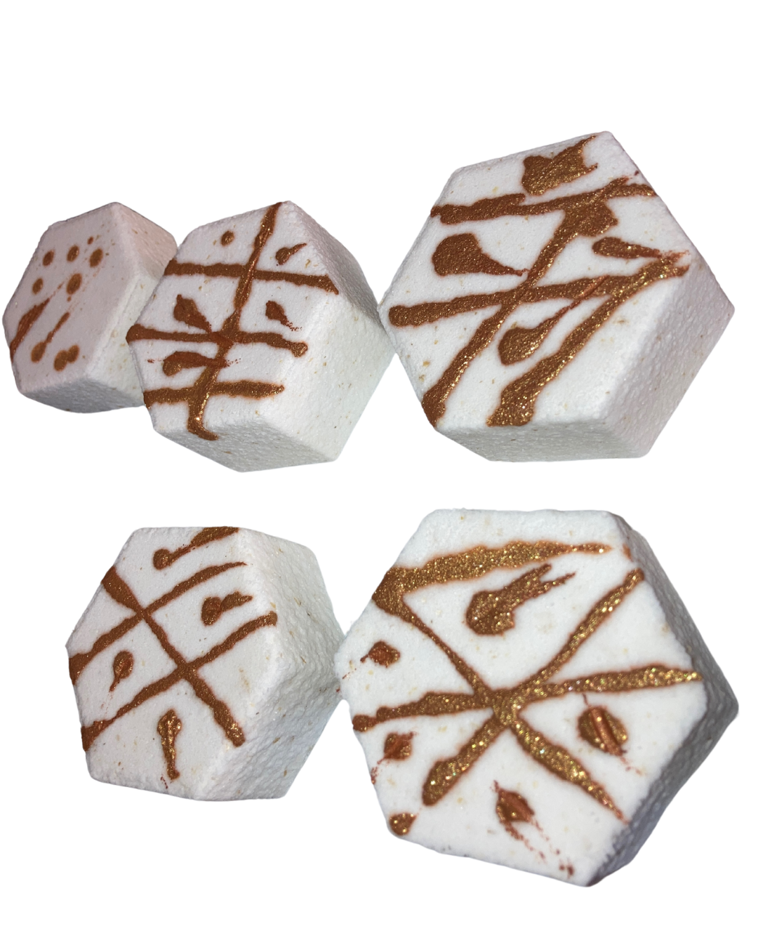 Golden Serenity Bath Bomb | Fragrance-Free Oatmeal and Honey Bath Bomb