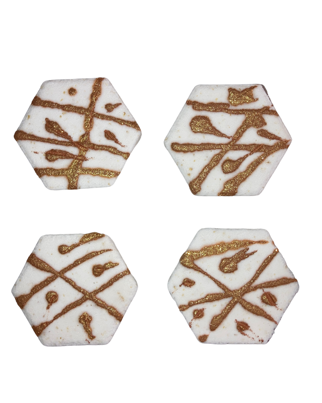 Golden Serenity Bath Bomb | Fragrance-Free Oatmeal and Honey Bath Bomb
